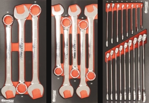 Servante d'atelier 7 tiroirs composée de 187 outils - modules finition métal