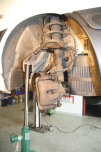 Béquille avec jambe de force MacPherson pour cric de fosse 15060/15485