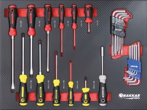 Mobilier d'atelier 4 éléments hêtre servante - 176 outils