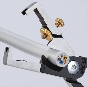 Pince à dénuder 180mm avec coupe câble bi-matière