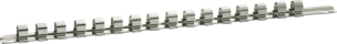 Rail métallique pour 16 douilles 1/2" - 430mm
