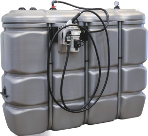 Cuve de stockage AdBlue® PEHD double paroi 2000L avec kit station 230V + pistolet automatique + compteur K24