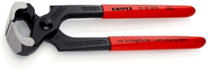 Tenaille marteau 210mm - Gainage PVC, tête polie - 60 HRC
