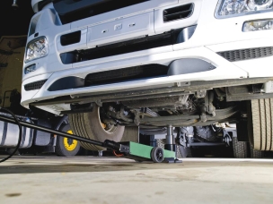 Cric rouleur oléopneumatique 58/30T 220-450mm