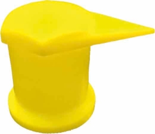 Bouchon indicateur de desserrage de roue - haut Ø 27mm - lot de 50 pcs