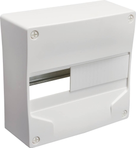 Coffret modulaire vide avec rail pour 1 rangée de 13 modules 230x232x94mm