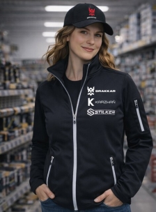 Veste softshell noire taille L femme - Drakkar - Karzhañ - Stilker