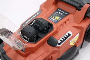 Tondeuse sur batterie Ø 430mm - Bac 50L - 2 batteries 4Ah - chargeur double 3A