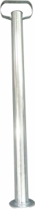 Béquille acier ronde de 48mm 200kg