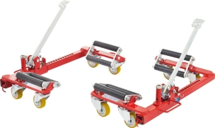 Chariot de manutention 550kg réglage mécanique pour voiture accidentées - lot de 2 pcs