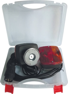 Kit de signalisation arrière 12V 7,5m magnétique - boîte PVC