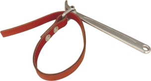 Clé à filtre à sangle en cuir 110mm max - carte