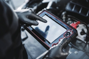 Gants jetables ambidextres nitrile 240mm 0,18mm noir T9 - Boîte de 50 pcs