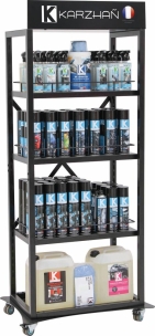 Implantation présentoir métallique Karzhañ gamme auto