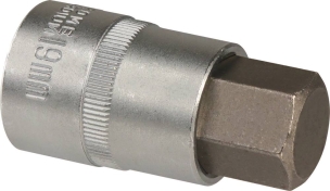 Douille tournevis 1/2" avec embout 55mm hexagonal 19mm