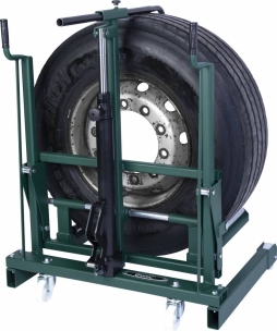 Chariot 2 rouleaux pour roues camions et bus max 500kg