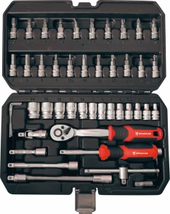 Coffret de douilles 1/4" - 45 pcs