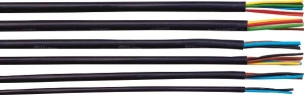 Câble multi-conducteur ADR 5x1,50mm² noir - 25m