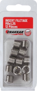 Insert fileté M8x1,25 - blister de 12 pcs