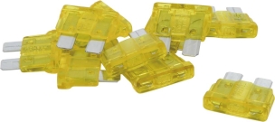 Fusible enfichable 20A jaune - blister de 10 pcs