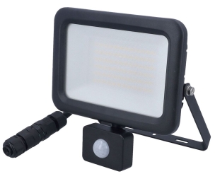 Projecteur LED 230V Optiline 50W 6000lm avec détecteur radar