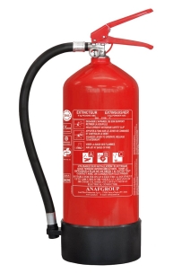 Extincteur à pression permanente à poudre ABC avec manomètre 6kg