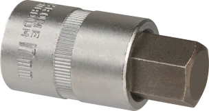 Douille tournevis 1/2" avec embout 55mm hexagonal 17mm