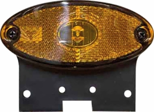 Feu de position LED 12V orange sur languette