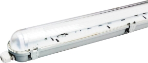 Boîtier étanche LED 1200mm + 1 tube T8 18W 1800 lumens 4000K - lot de 15 pcs
