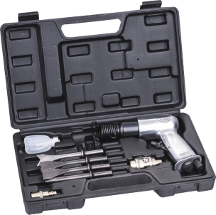 Marteau burineur pneumatique - kit en mallette 8 pcs