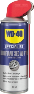 Lubrifiant à sec au PTFE avec tête 2 jets - lot de 12 aérosols 400ml