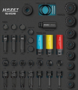 Coffret de douilles 1/2" - 3/4" 24mm - 40 pcs