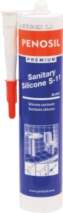 Mastic silicone blanc spécial sanitaire - lot de 24 cartouches de 300ml