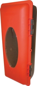 Coffre d'extincteur avec porte pour 6kg 260x297x610mm