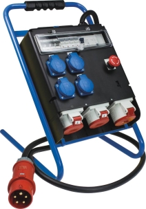 Coffret de chantier mobile 7 prises 230/400V 3600W