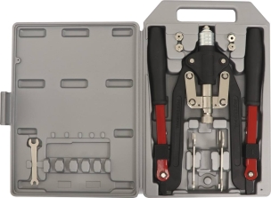 Pince à riveter 510mm pliante gainée PVC - coffret PVC