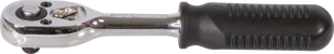 Cliquet 1/4" 24 dents réversible avec bouton poussoir - carte