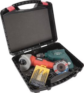 Boîte de rangement avec mousse 430x370x140mm Boîte de rangement avec mousse 430x370x140mm