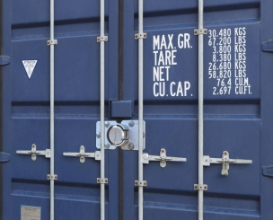 Cadenas rond zinc + moraillon droit 230mm