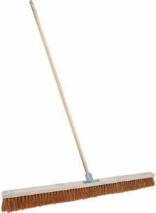 Balai coco d'atelier 1000x60mm avec manche bois