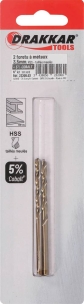 Foret à métaux HSS 5% cobalt 3,5mm - blister de 2 pcs