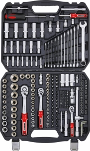 Coffret de douilles 1/4" 3/8" 1/2" - 219 pcs - palette de 48 pcs