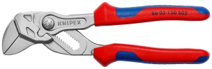 Pince-clé 150mm a mâchoires striees chromée 27mm