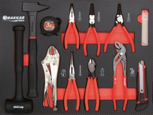 Mobilier d'atelier 4 éléments hêtre servante - 176 outils