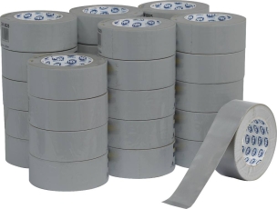 Ruban adhésif/toile américaine argent 0,30x48mm 25m - lot de 30 pcs