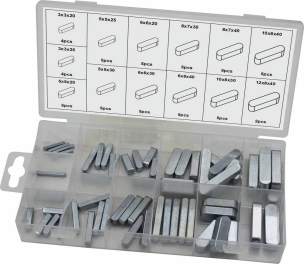 Goupilles clavettes de 3 à 12mm - 6 coffrets de 60 pcs