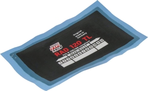 Emplâtre pour pneus RAD 120TL 2 plis 80x125mm - blister