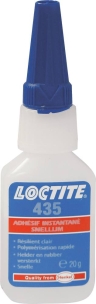 Colle liquide cyanoacrylate 435 - lot de 12 tubes de 20g