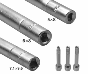 Outils de démontage de têtes d'amortisseurs - coffret de 18 pcs