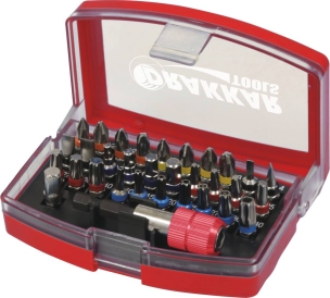 Servante d'atelier 5 tiroirs composée de 185 outils - modules carbone